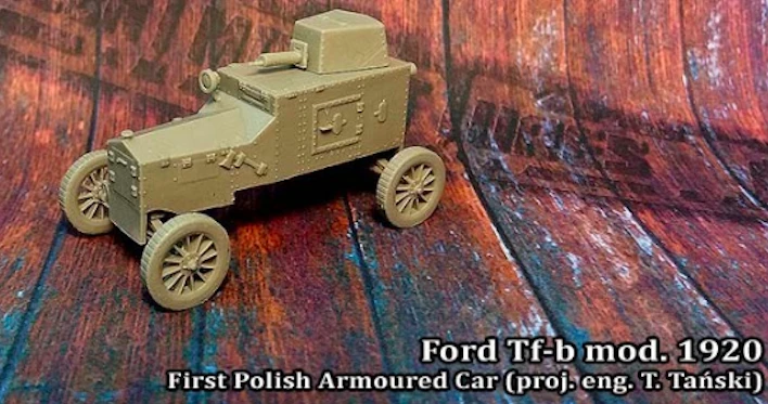 Tank Models Hobby Shop TM72019 Ford Tf-b 1920 Polish Armoured Car 3 Tank Models Hobby Shop TM72019 Ford Tf-b 1920 Polish Armoured Car