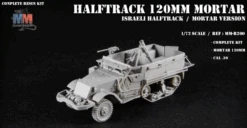 Model Miniature R200 Halftrack With 120mm Mortar