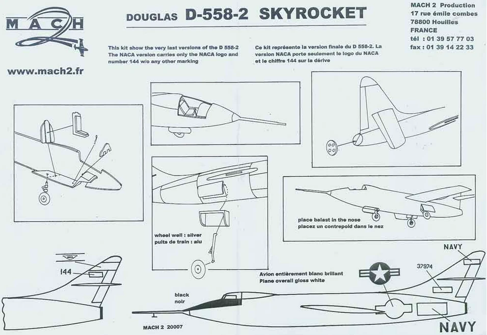 Mach2 GP044 Douglas Skyrocket 4 Mach2 GP044 Douglas Skyrocket - Image 2