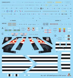 Italeri 1457 EF-2000 Typhoon In R.A.F. Service -Toy Model Store 40519 ita1457 3
