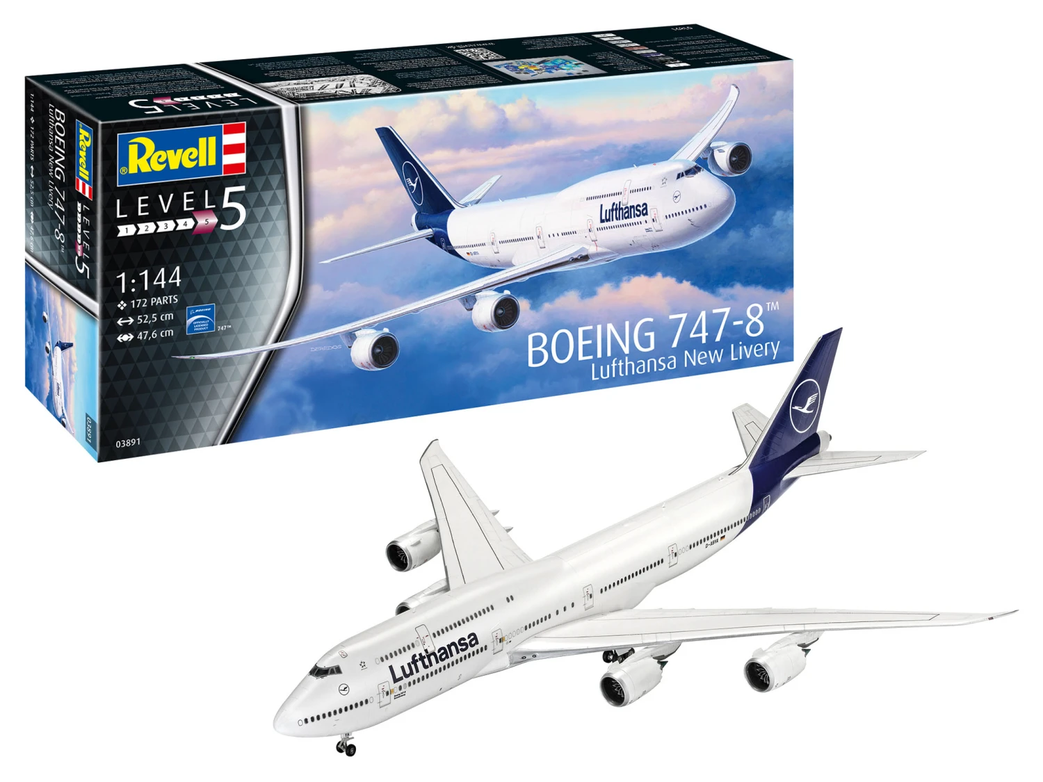 Revell 03891 Boeing 747-8I 'Lufthansa' New Livery 9 Revell 03891 Boeing 747-8I 'Lufthansa' New Livery - Image 7