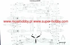 Hobby 2000 72043 P-38M Night Lightning -Toy Model Store 41471 2 HBD72043 4
