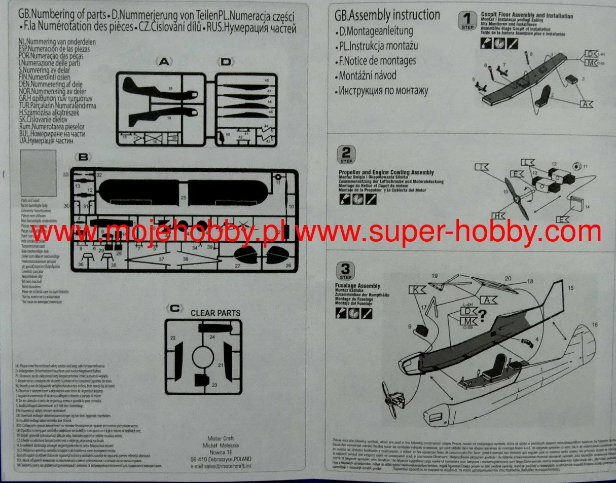 MisterCraft D254 Piper L-4H Z Pływakami 6 MisterCraft D254 Piper L-4H Z Pływakami - Image 4