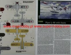 MisterCraft D254 Piper L-4H Z Pływakami 14 MisterCraft D254 Piper L-4H Z Pływakami -Toy Model Store 41475 2 mscD254 3