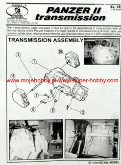 Royal Model Di R. Reale 189 Panzer II Trasmission 7 Royal Model Di R. Reale 189 Panzer II Trasmission -Toy Model Store 41476 2 RLM189 1