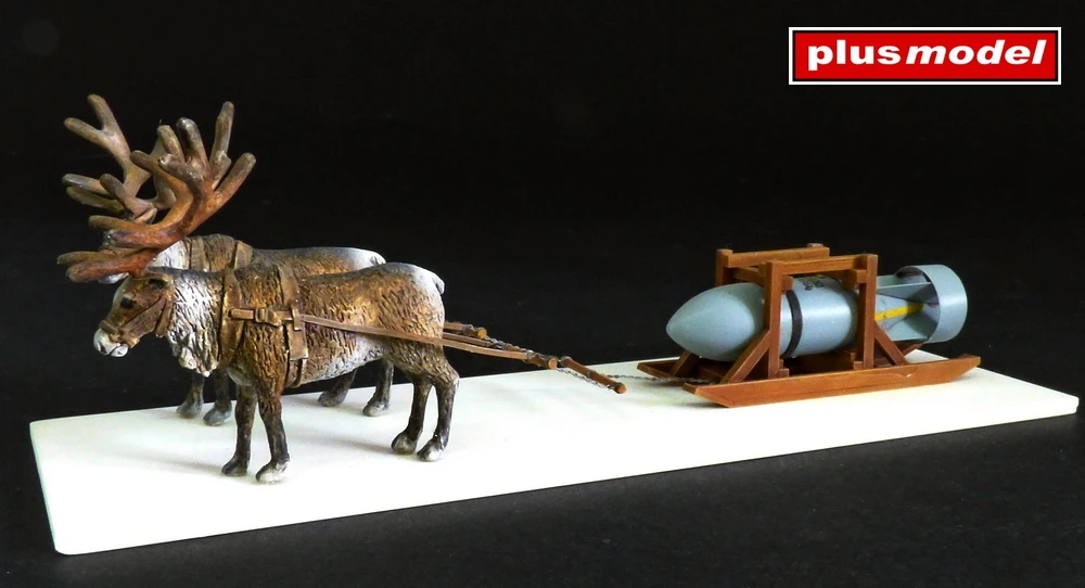 Plus Model 4041 Reindeer-team With German Bomb 5 Plus Model 4041 Reindeer-team With German Bomb - Image 3