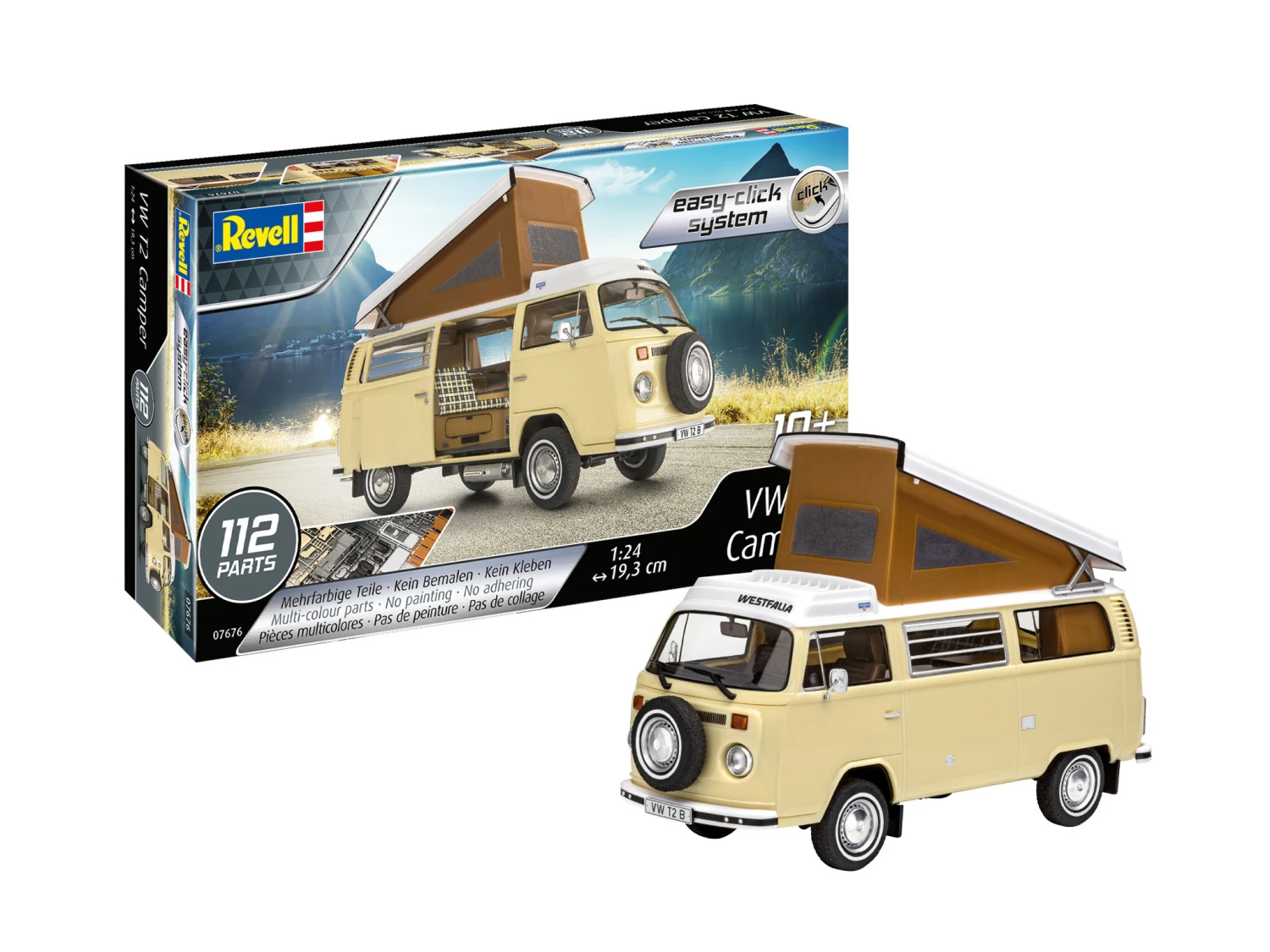 Revell 07676 VW T2 Camper Easy-click System 4 Revell 07676 VW T2 Camper Easy-click System - Image 2