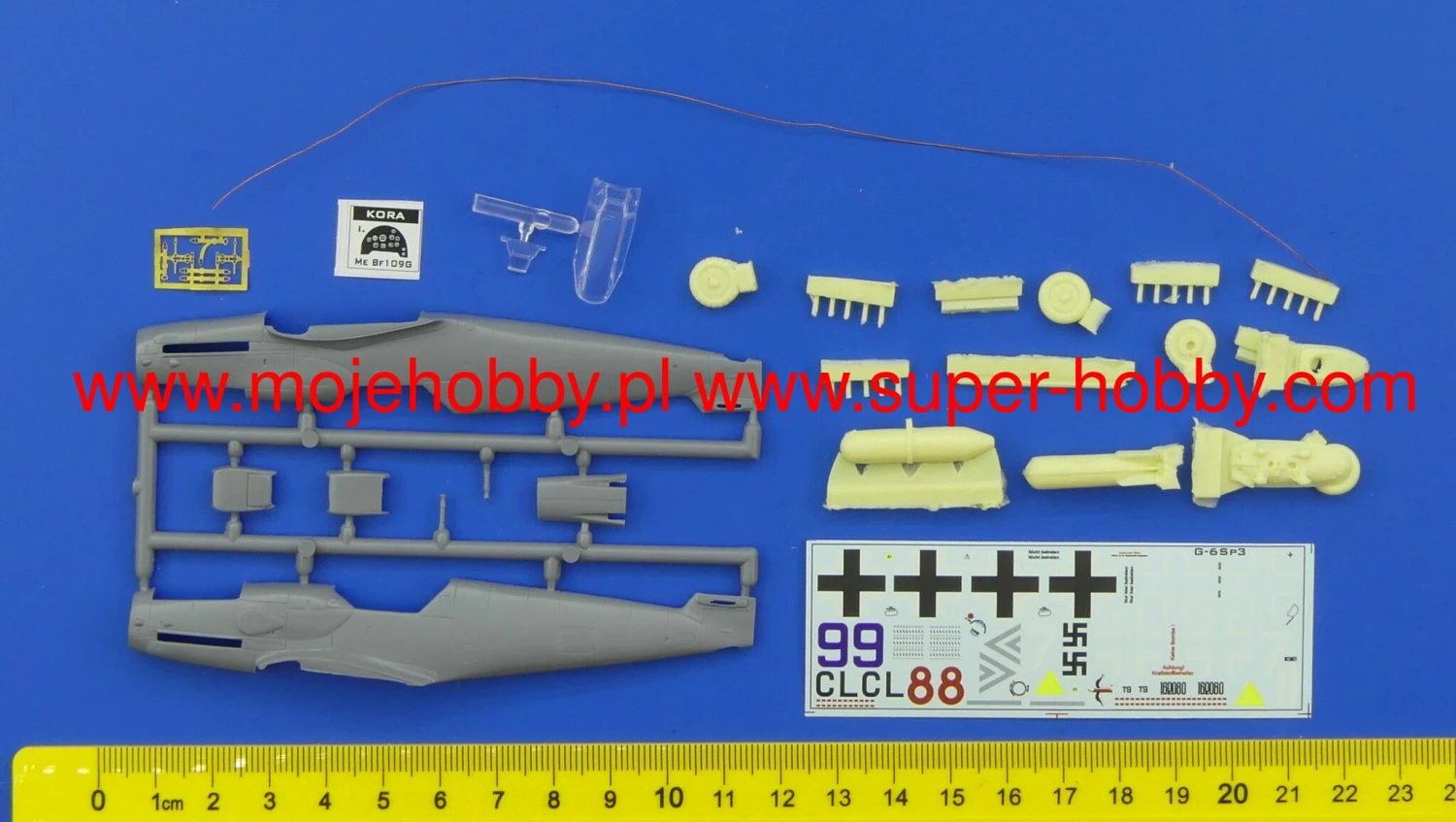 Kora Models KPK7224 Messerschmitt Bf-109G With DB 605AS 5 Kora Models KPK7224 Messerschmitt Bf-109G With DB 605AS - Image 3