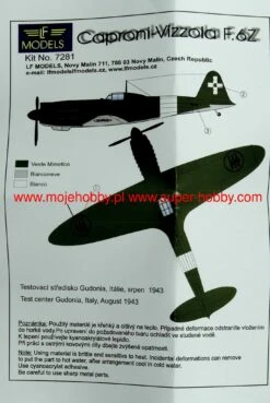 LF Models LF7281 Caproni-Vizzola F.6Z 10 LF Models LF7281 Caproni-Vizzola F.6Z -Toy Model Store 43681 2 LFM LF7281 1