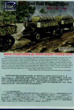 Riich.Models RV35041 HF.7 Steel Field Wagon (Trailer) -Toy Model Store 44027 2 RII RV35041 1