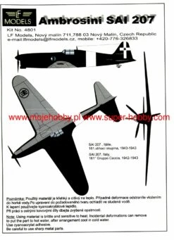 LF Models LF4801 Ambrosini SAI 207 8 LF Models LF4801 Ambrosini SAI 207 -Toy Model Store 44577 2 LFM LF4801 1