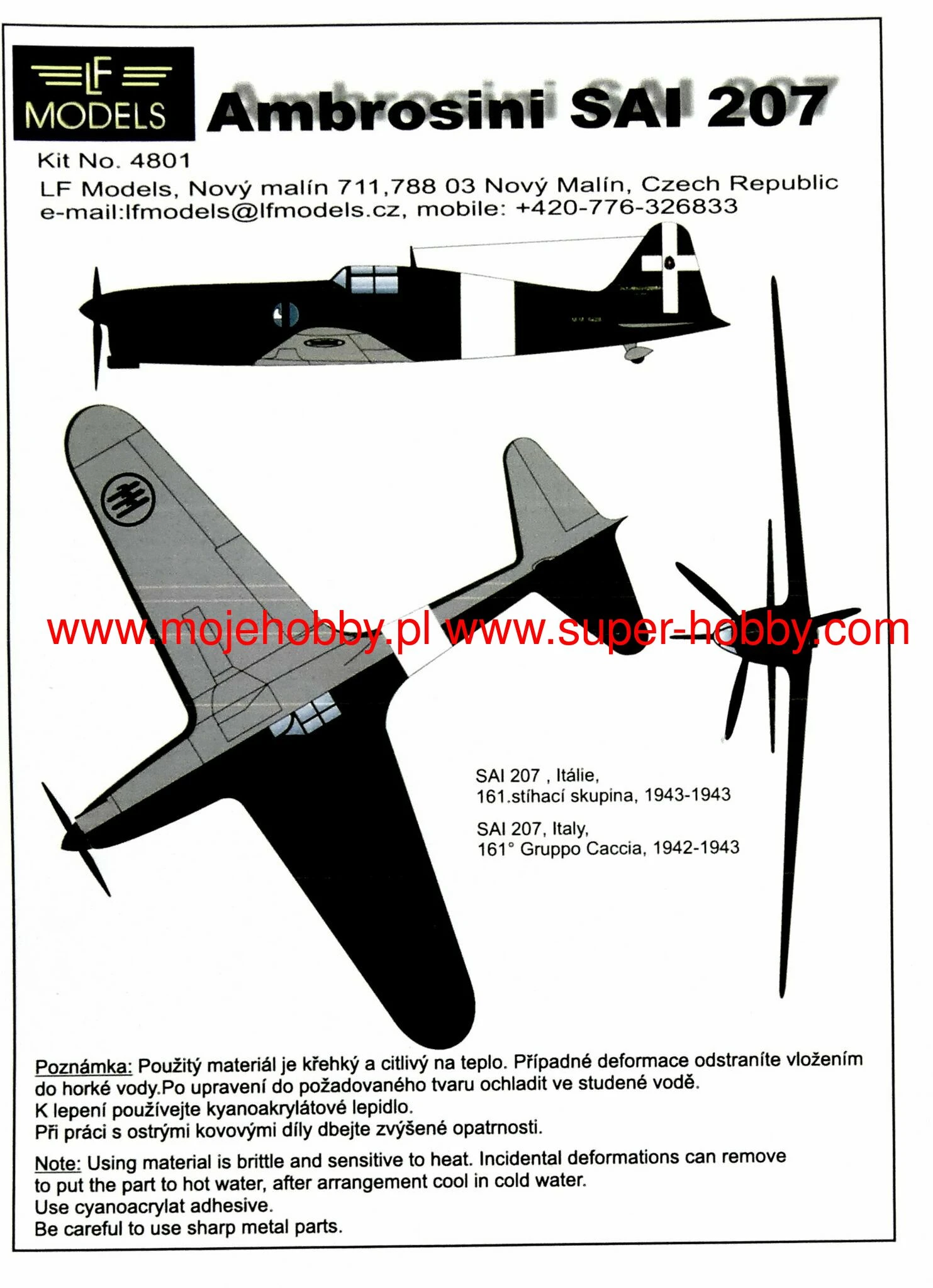 LF Models LF4801 Ambrosini SAI 207 5 LF Models LF4801 Ambrosini SAI 207 - Image 3