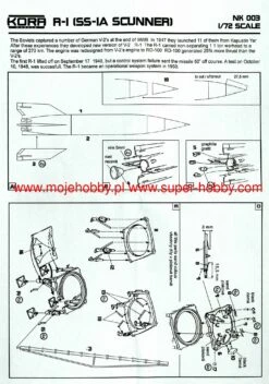Kora Models K003 R-1 SS-1A Scunner 8 Kora Models K003 R-1 SS-1A Scunner -Toy Model Store 44710 2 KOR K003 1