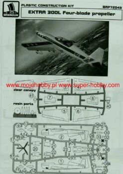 Brengun P72043 Extra EA-300 4 Blade Propeller -Toy Model Store 45328 2 BRE P72043 1