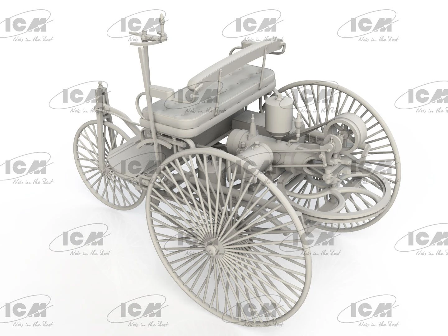 ICM 24042 Benz Patent-Motorwagen 1886 5 ICM 24042 Benz Patent-Motorwagen 1886 - Image 3