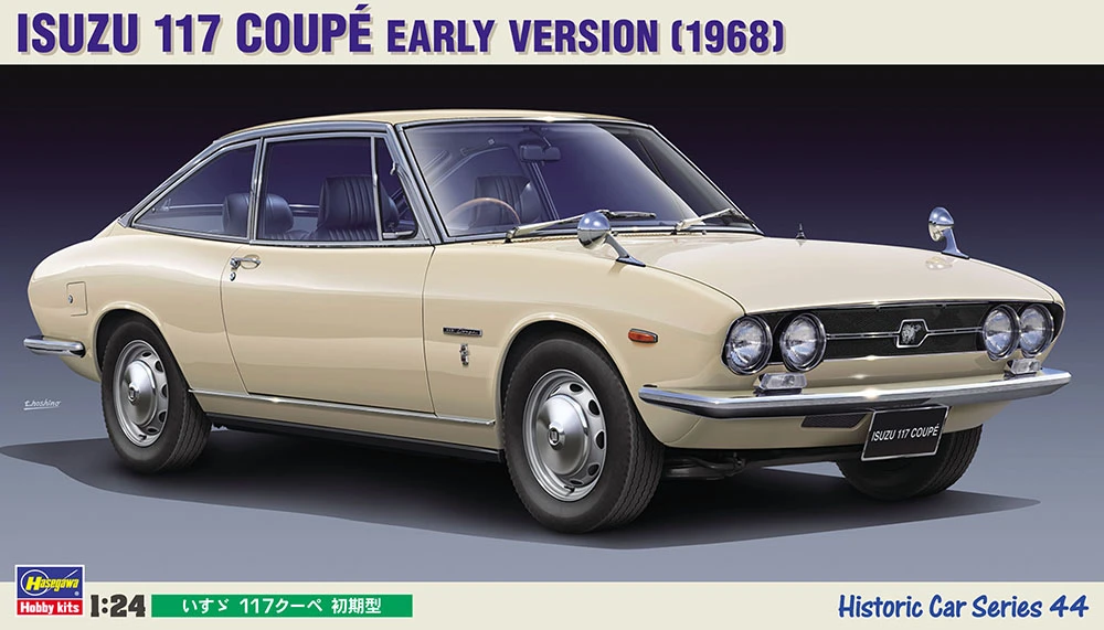 Hasegawa HC44 21144 Isuzu 117 Coupe Early Version (1968) 3 Hasegawa HC44 21144 Isuzu 117 Coupe Early Version (1968)