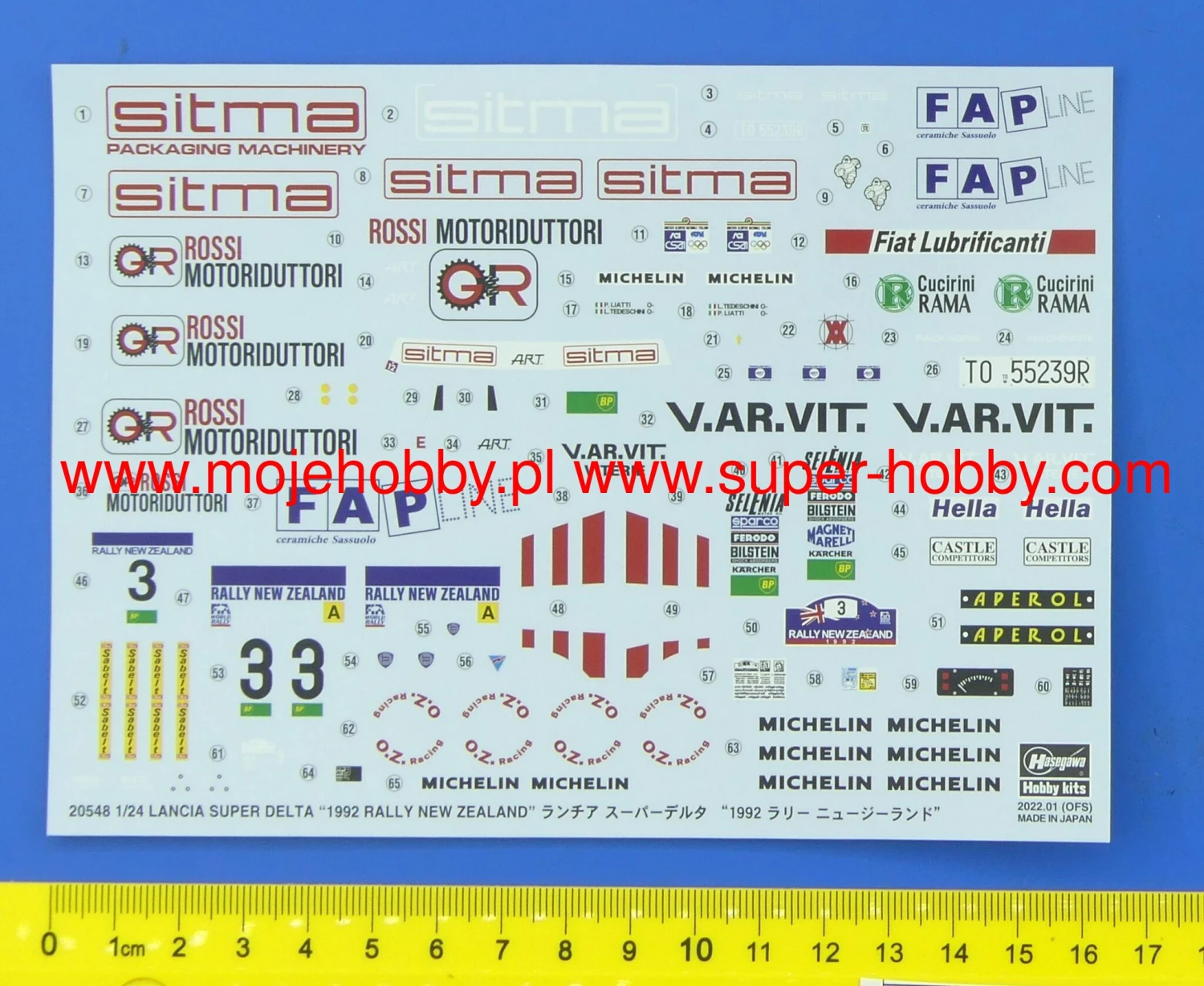 Hasegawa 20548 Lancia Super Delta "1992 Rally New Zealand" 4 Hasegawa 20548 Lancia Super Delta "1992 Rally New Zealand" - Image 2