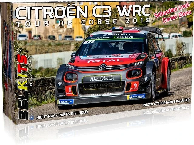 BelKits L017 Citroën C3 WRC Tour De Corse 2018 3 BelKits L017 Citroën C3 WRC Tour De Corse 2018