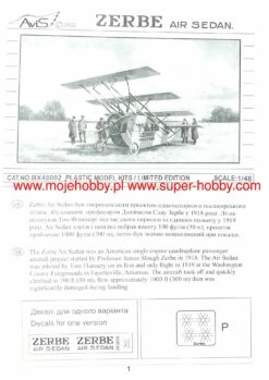 Avis 48002 Zerbe Air Sedan 15 Avis 48002 Zerbe Air Sedan -Toy Model Store 48469 2 AVS48002 1