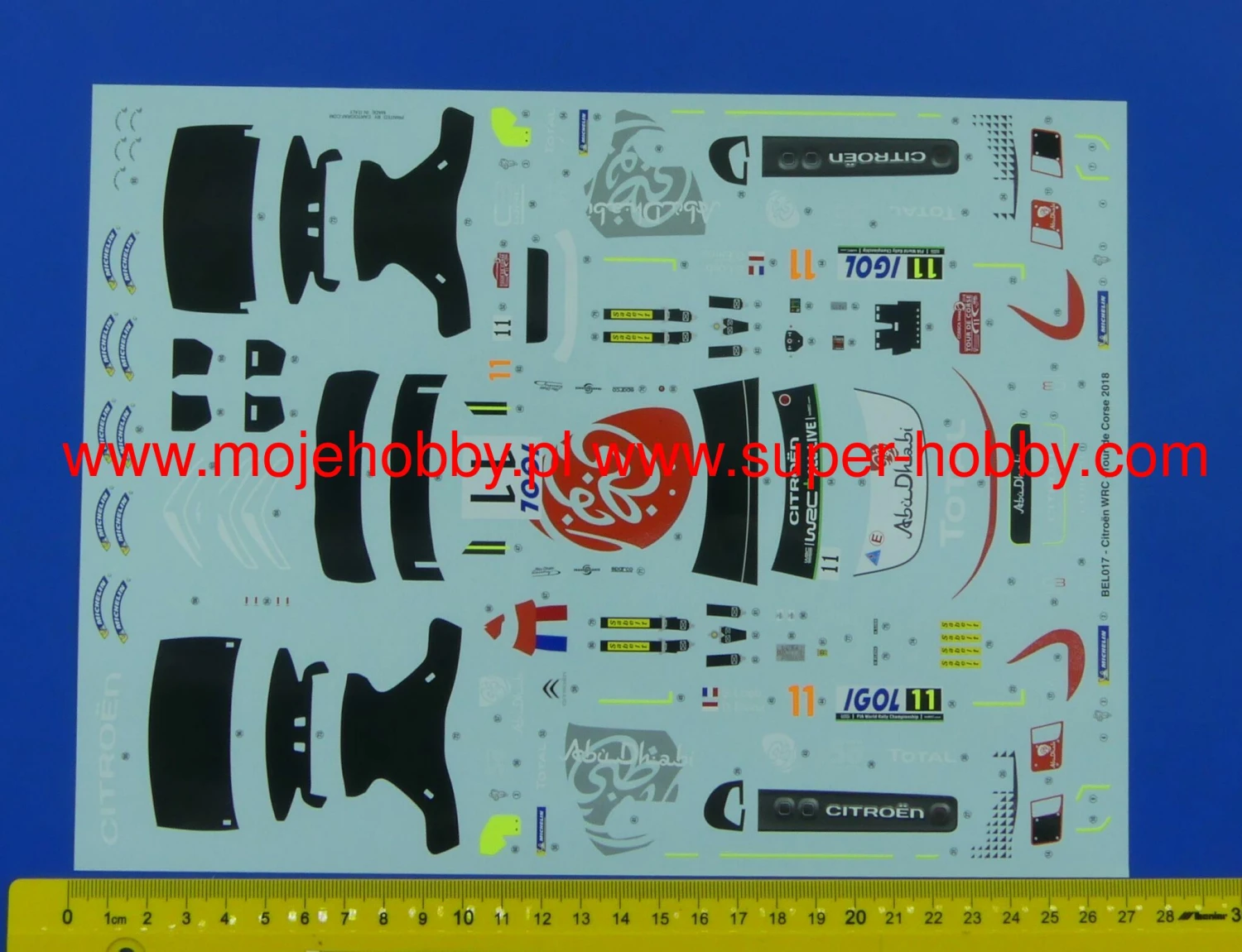 BelKits L017 Citroën C3 WRC Tour De Corse 2018 4 BelKits L017 Citroën C3 WRC Tour De Corse 2018 - Image 2