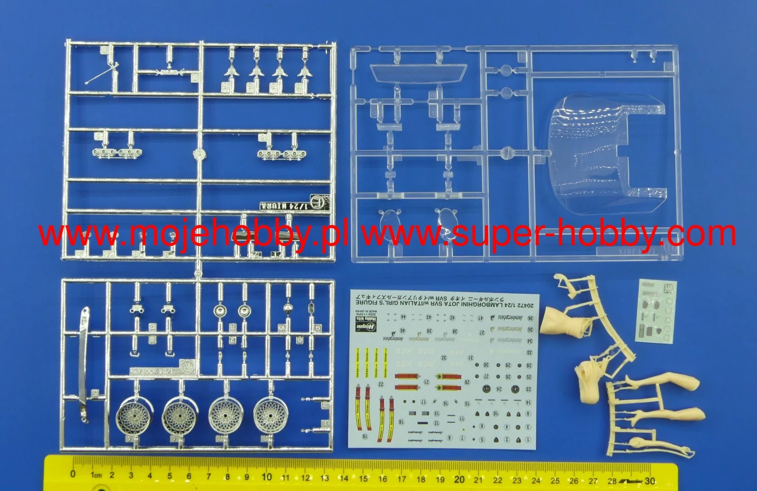 Hasegawa 20472 Lamborghini Jota SVR W/Italian Girl's Figure 10 Hasegawa 20472 Lamborghini Jota SVR W/Italian Girl's Figure - Image 8