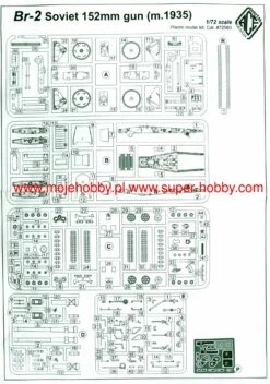 ACE 72560 Soviet 152mm Gun M. 1935 Br-2 -Toy Model Store 49439 2 ACE72560 1