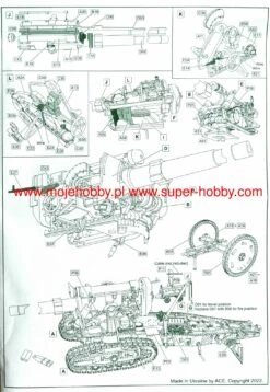 ACE 72560 Soviet 152mm Gun M. 1935 Br-2 -Toy Model Store 49439 2 ACE72560 3