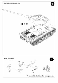 Model Collect UA35010 Fist Of War German Panzerkampfwagen E-60 Ausf. D With 12.8cm L/55 Late Production With Nachtsicht -Toy Model Store 49861 mdc ua35010 11