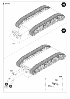 Model Collect UA35010 Fist Of War German Panzerkampfwagen E-60 Ausf. D With 12.8cm L/55 Late Production With Nachtsicht -Toy Model Store 49861 mdc ua35010 6
