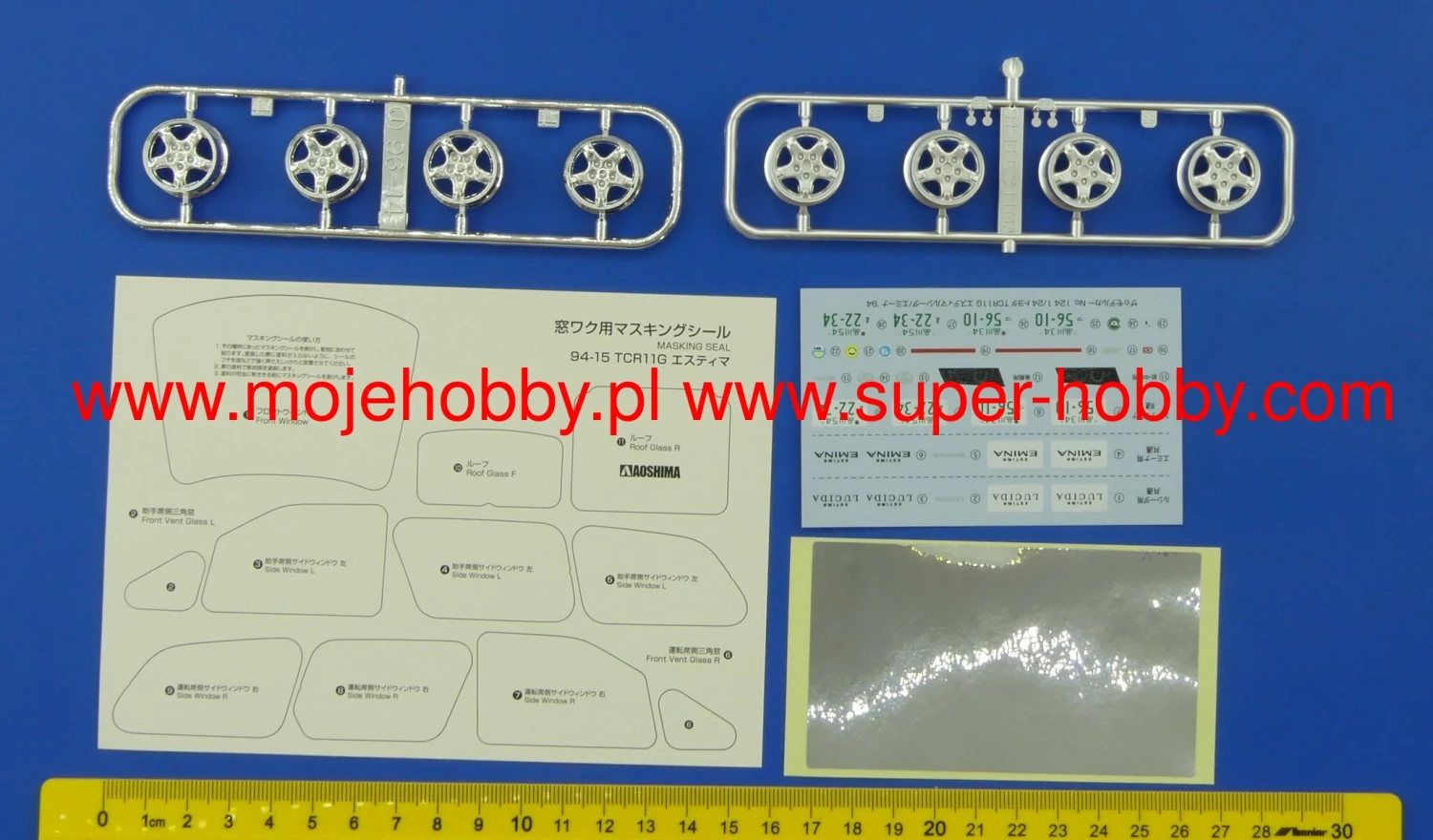 Aoshima 06135 MC#124 Toyota TCR11G Estima Lucida/ Emina '94 9 Aoshima 06135 MC#124 Toyota TCR11G Estima Lucida/ Emina '94 - Image 7
