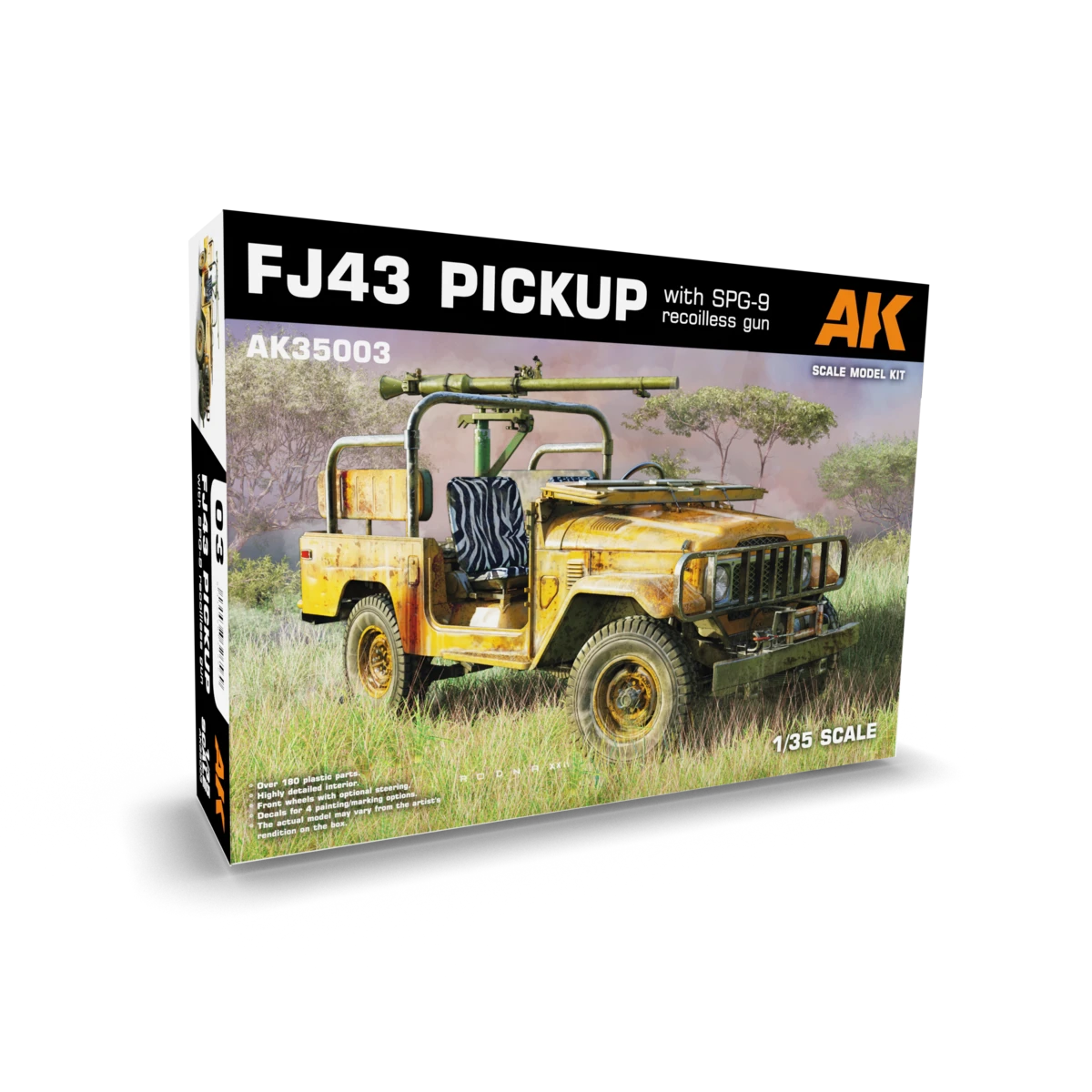 AK Interactive AK-Interactive 35003 FJ43 Pickup With SPG-9 Recoilless Gun 3 AK Interactive AK-Interactive 35003 FJ43 Pickup With SPG-9 Recoilless Gun