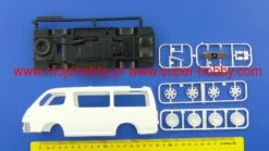 Aoshima 06274 MC#133 Toyota KZH100G Hiace Super Custom G '99 -Toy Model Store 50717 1 AOS06274 2