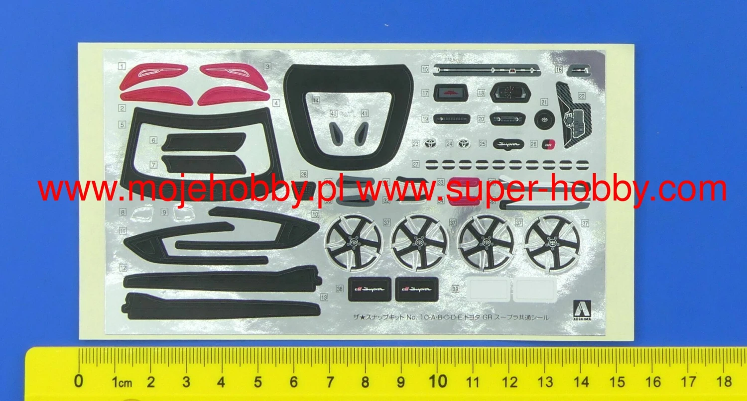 Aoshima 05889 Toyota GR Supra (Deep Blue Metallic) - SNAP KIT 10 Aoshima 05889 Toyota GR Supra (Deep Blue Metallic) - SNAP KIT - Image 8