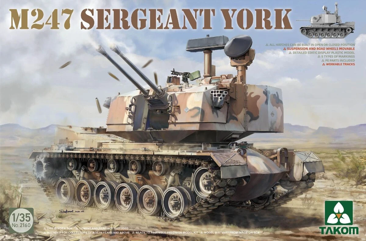 Takom 2160 M247 Sergeant York