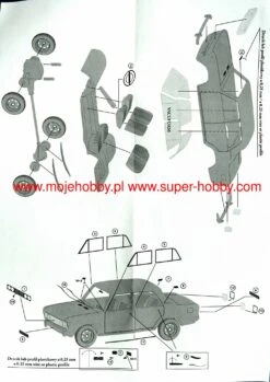 FPW Model 72609 Polski Fiat 125p - Hybrid, Acropolis 1800, Civilian 7 FPW Model 72609 Polski Fiat 125p - Hybrid, Acropolis 1800, Civilian -Toy Model Store 52677 2 FPW 72609 1