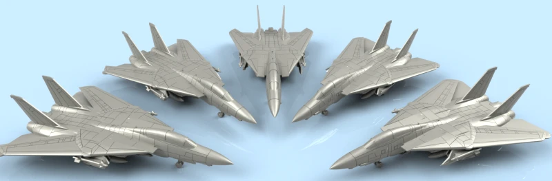 NEW! L'Arsenal 2.0 3D400083 Grumman F-14 D Tomcat Parking Folded Wings (5 Planes) 3 NEW! L'Arsenal 2.0 3D400083 Grumman F-14 D Tomcat Parking Folded Wings (5 Planes)
