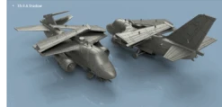 NEW! L'Arsenal 2.0 3D700157 ES-3 A Shadow Wings Folded (5 Planes)
