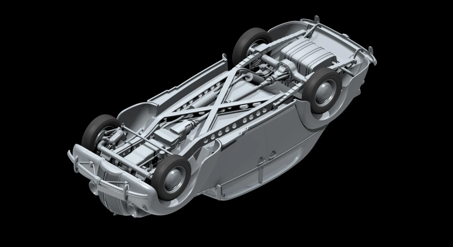 ICM 24023 Admiral Saloon (WWII German Passenger Car) 11 ICM 24023 Admiral Saloon (WWII German Passenger Car) - Image 10