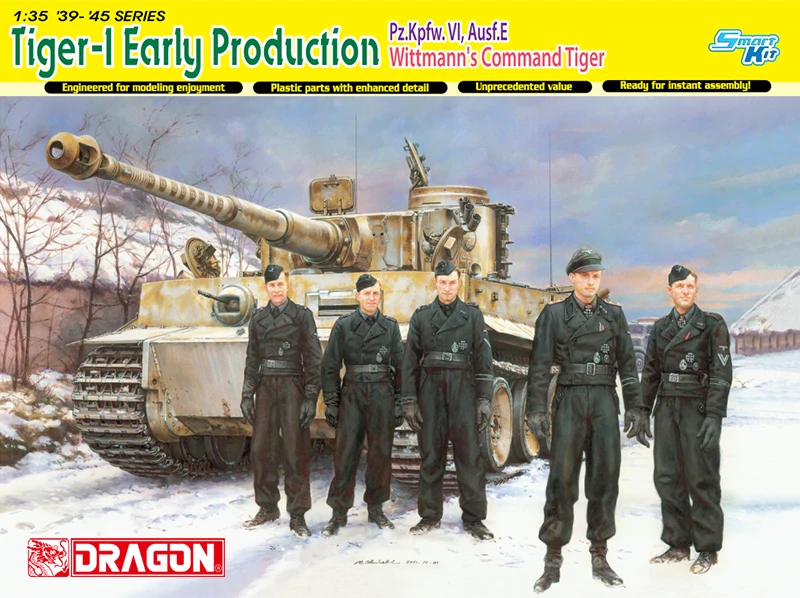 Dragon 6730 Tiger I Early Production(Michael Wittmann), Eastern Front 1944 - Smart Kit 4 Dragon 6730 Tiger I Early Production(Michael Wittmann), Eastern Front 1944 - Smart Kit - Image 2