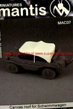 Mantis Miniatures MAC07 Canvas Roof For Schwimmwagen 7 Mantis Miniatures MAC07 Canvas Roof For Schwimmwagen -Toy Model Store 8801 2 mac mac07 1