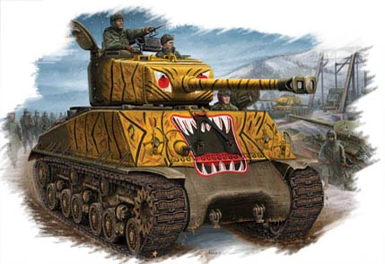 Hobby Boss 84804 U.S M4A3E8 TANK 3 Hobby Boss 84804 U.S M4A3E8 TANK